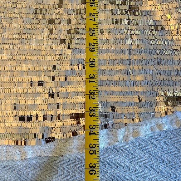 Intimately Free People Disco Fever Mini Slip Dress In Gold Size L - Picture 14 of 14